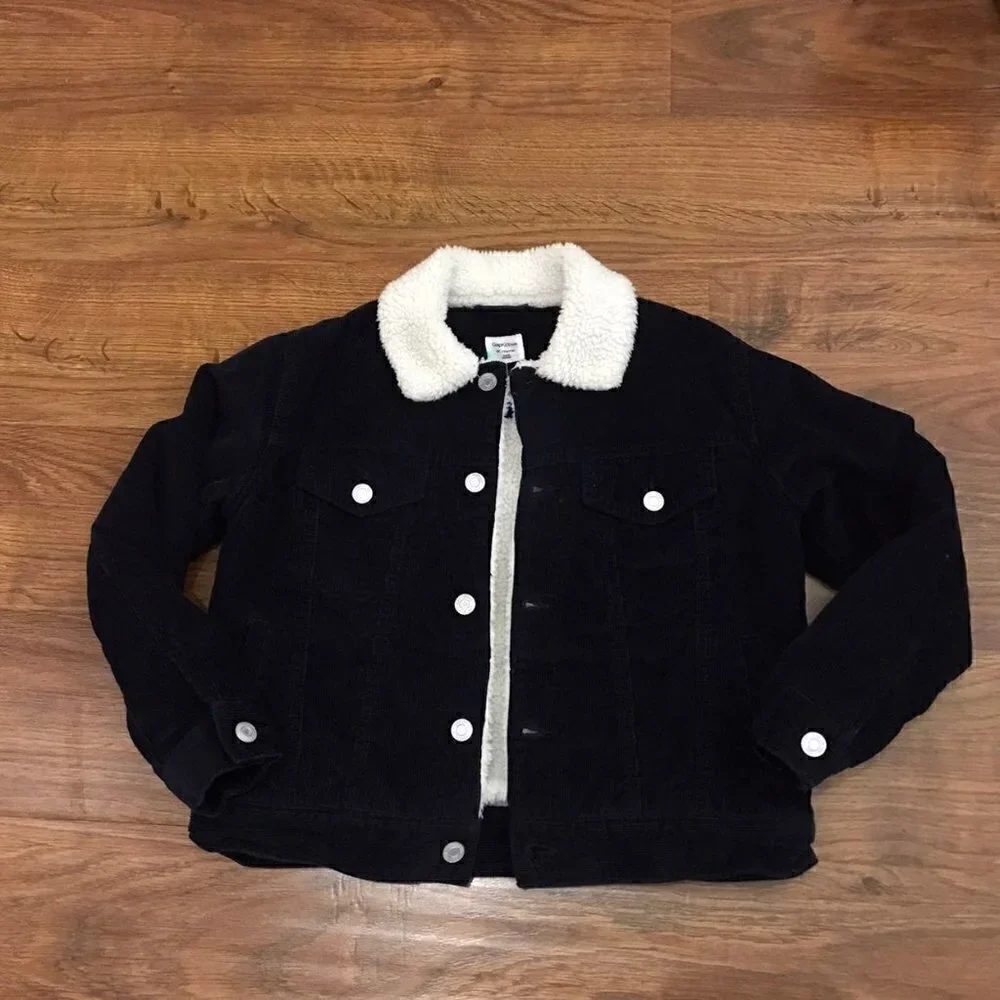 Gap Kids corduroy sherpa jacket M